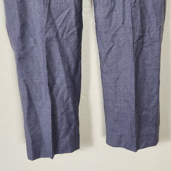 Theory Basic Pull On Pant Size 2 NWT Lavender Melange Sleek Flannel MRSP $345 - Picture 4 of 16